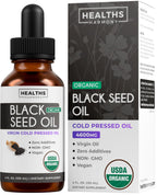 USDA Organic Black Cumin Seed Oil Liquid - Nigella Sativa Cold-Pressed Antioxidant Supplement