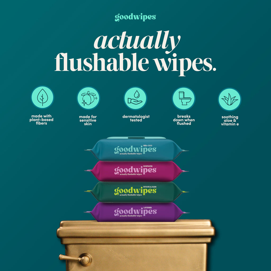 Goodwipes Flushable Wipes for Adults - Septic Safe

