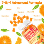 Ceecisee Calcium Magnesium Zinc Gummies with Vitamin D3

