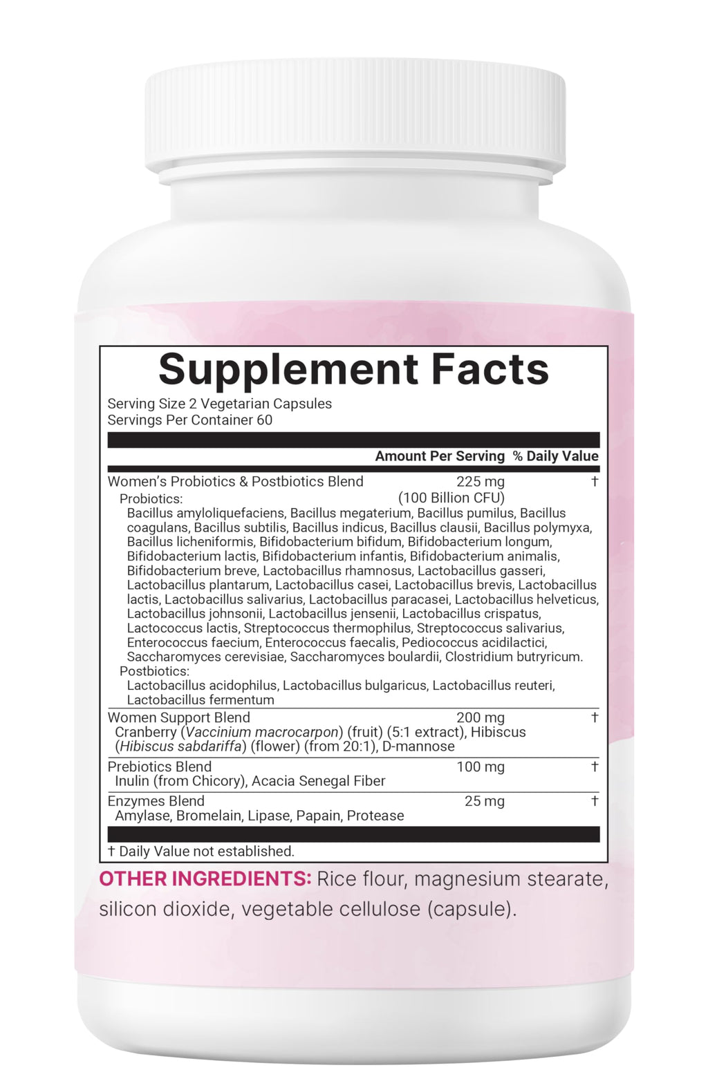 Micro Ingredients Women’s Probiotic for Digestive Support

