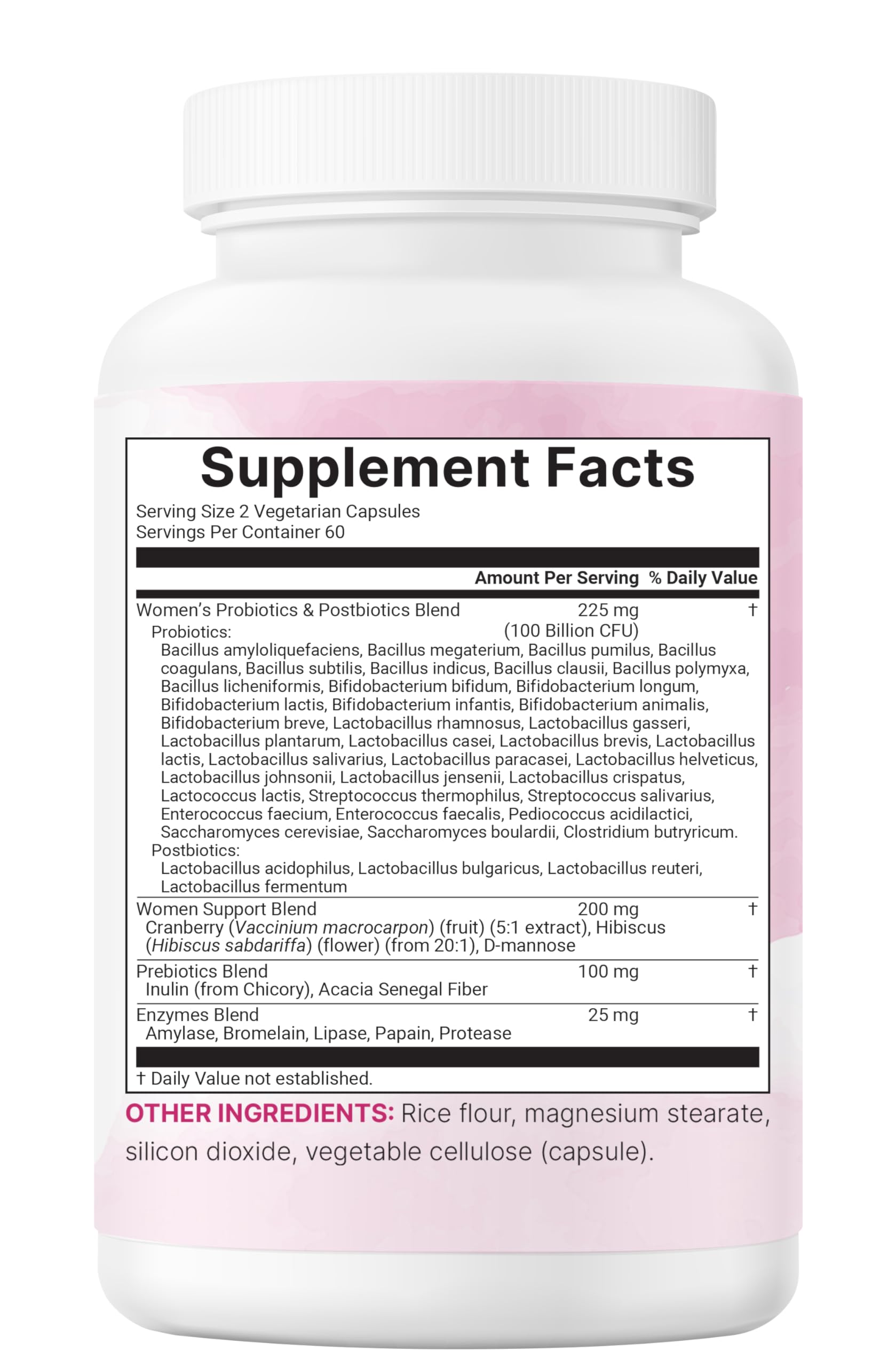Micro Ingredients Women’s Probiotic for Digestive Support

