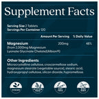 Doctor's Best Magnesium Glycinate Lysinate Tablets Sleep

