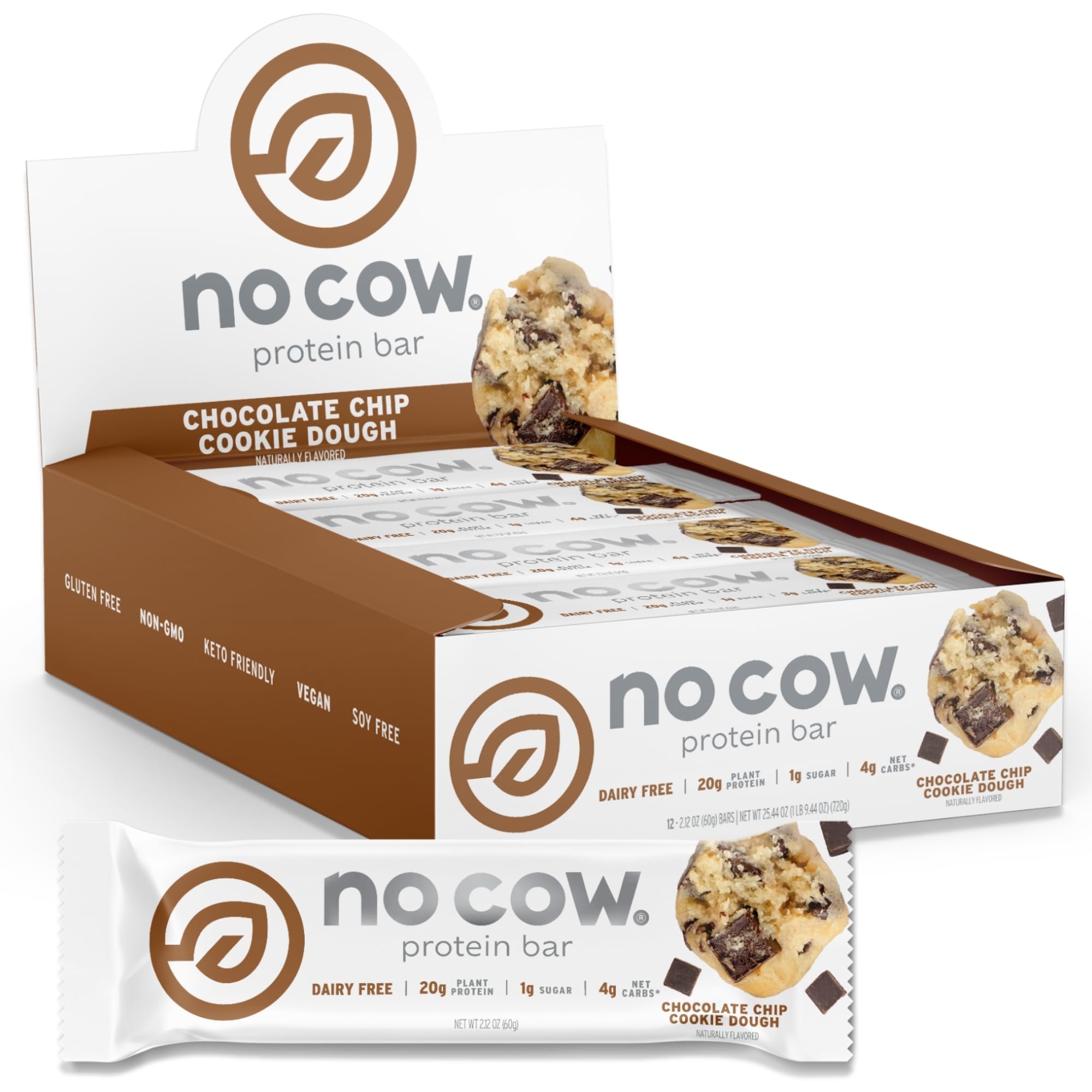 No Cow Vegan Protein Bars | Plant-Based Snack

