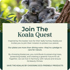 Palm Leaf Plates KoalaLove Square Eco-Friendly Disposable Tableware

