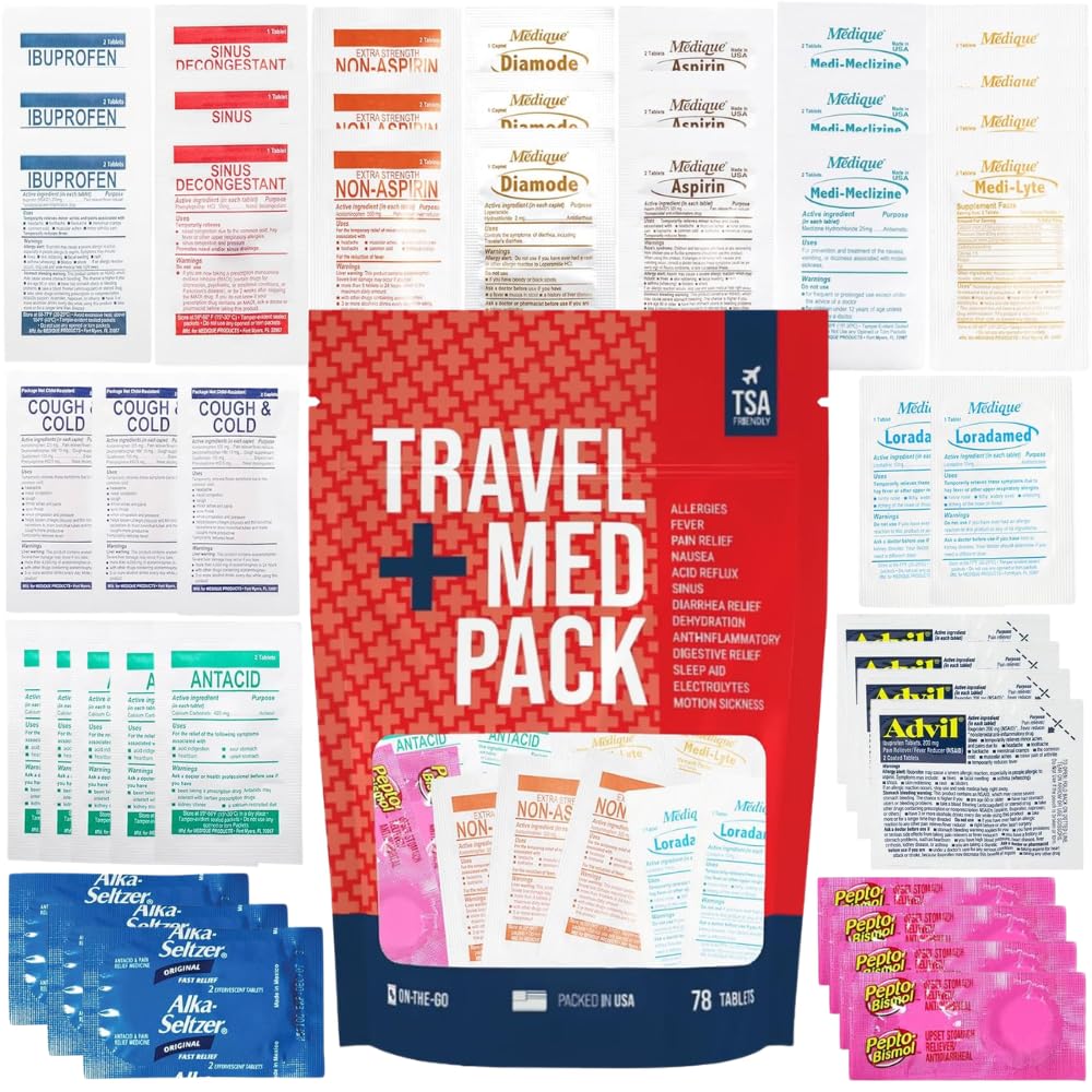 Travel Medicine Kit - OTC Pack for Travel