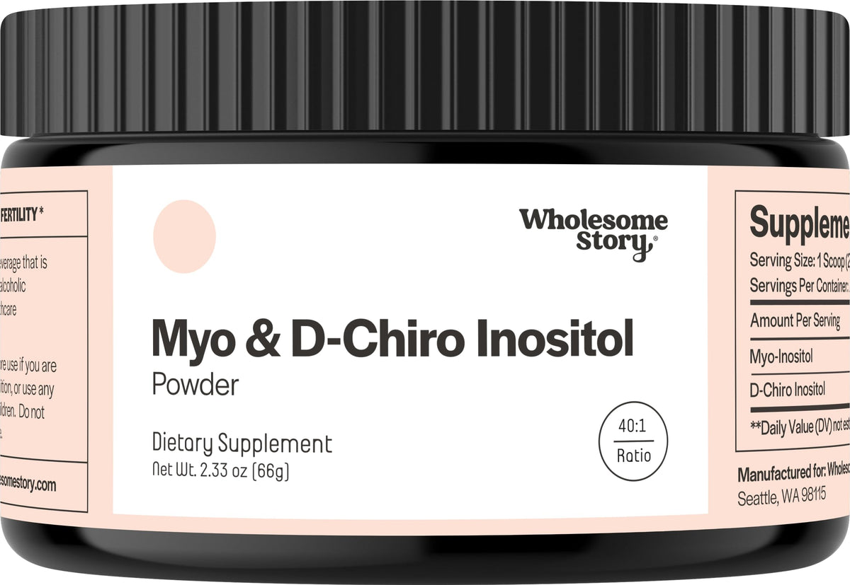 Wholesome Story Myo-Inositol & D-Chiro Inositol for Women