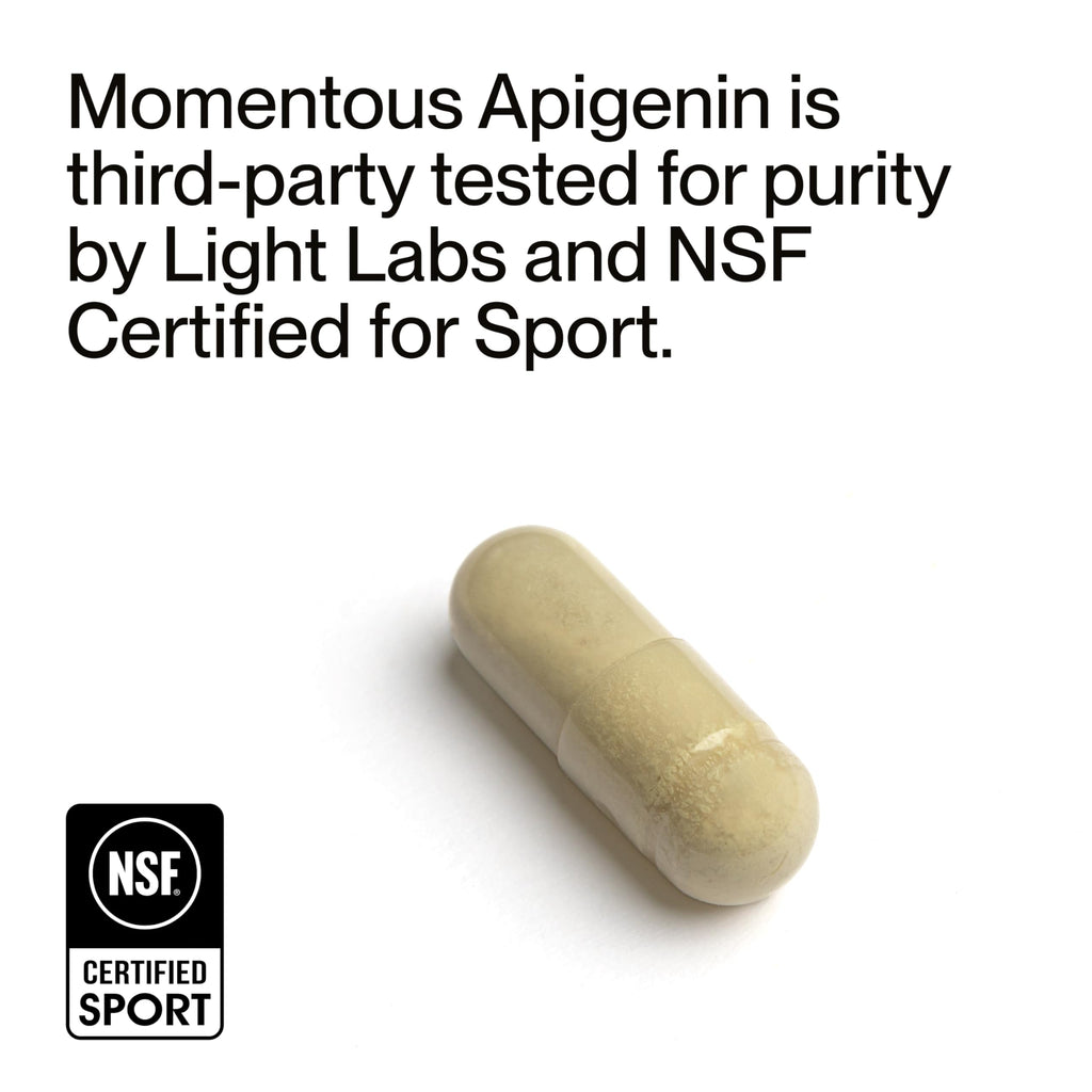 Momentous Apigenin Supplement | Sleep Support

