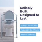 Drive Medical Folding Bedside Commode Chair 3-in-1

