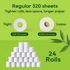 ECOLipak Bamboo Toilet Paper Gentle Plant-Based Color-Free

