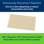 Tork Xpressnap Natural Dispenser Napkins

