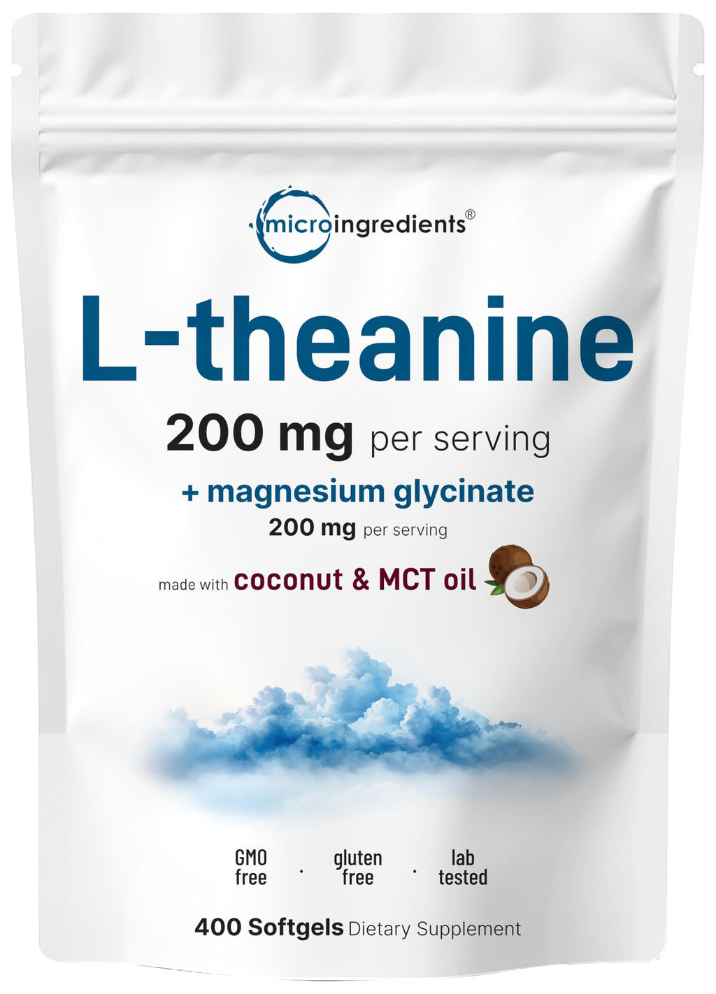 Micro Ingredients L-Theanine & Magnesium Glycinate Supplement

