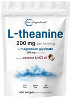 Micro Ingredients L-Theanine & Magnesium Glycinate Supplement

