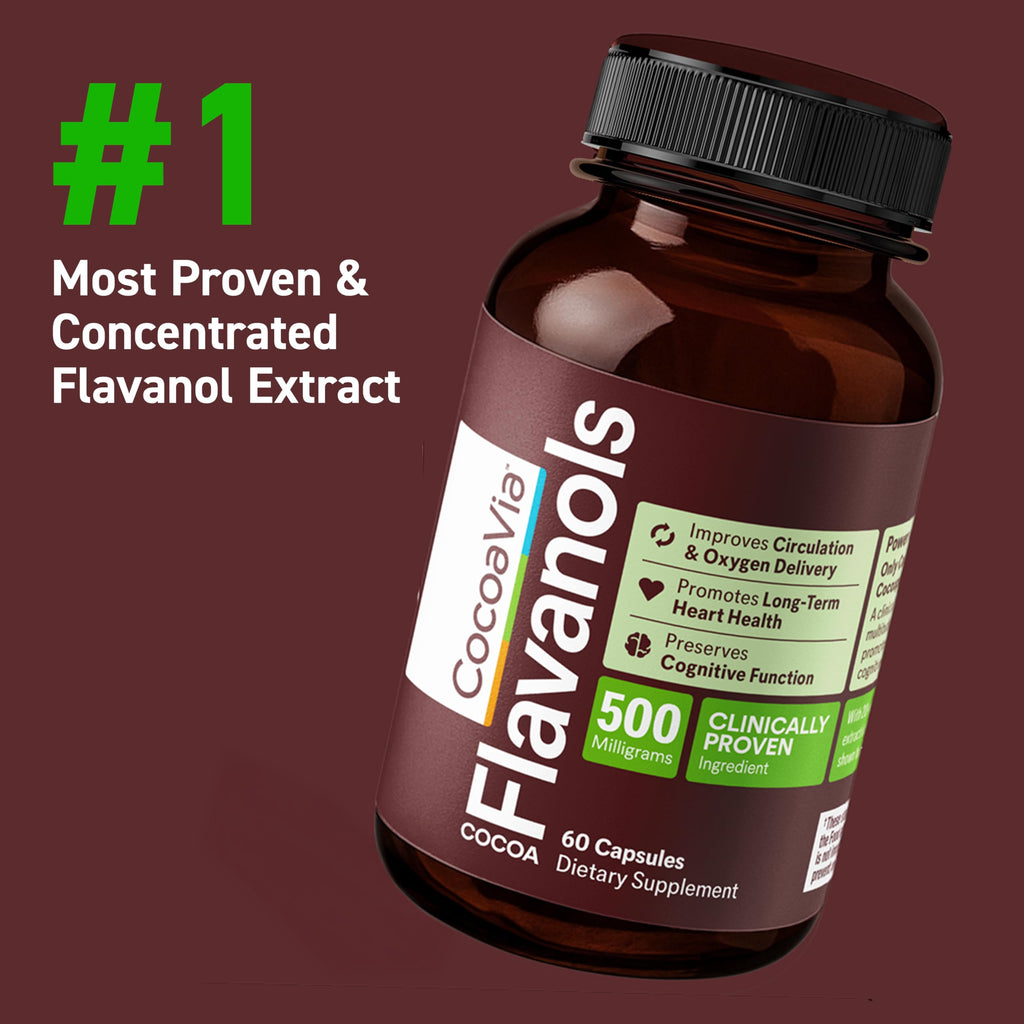 CocoaVia Cocoa Flavanols 500mg – Heart & Brain Support

