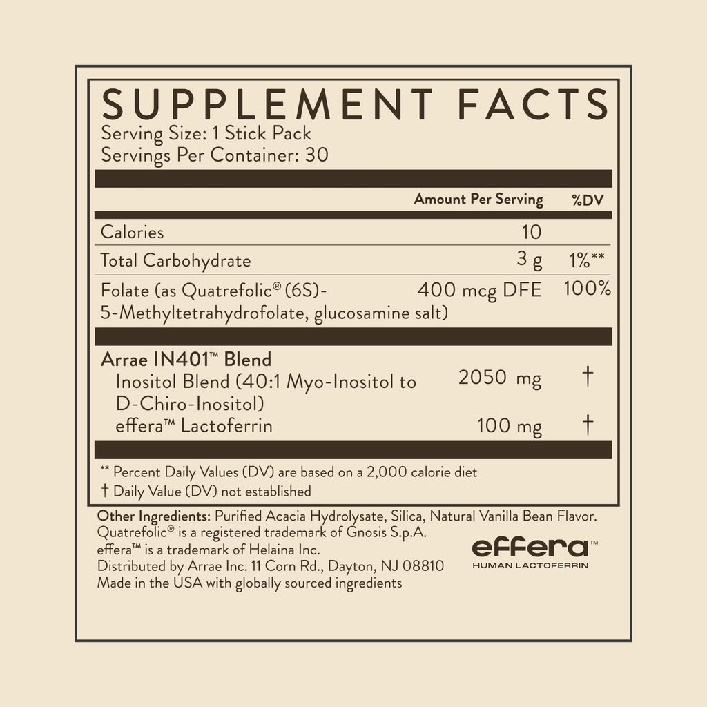 Arrae Inositol Supplement for Women - Hormonal Balance

