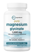 Magnesium Glycinate with Vitamin C - Non-GMO Dietary Supplement