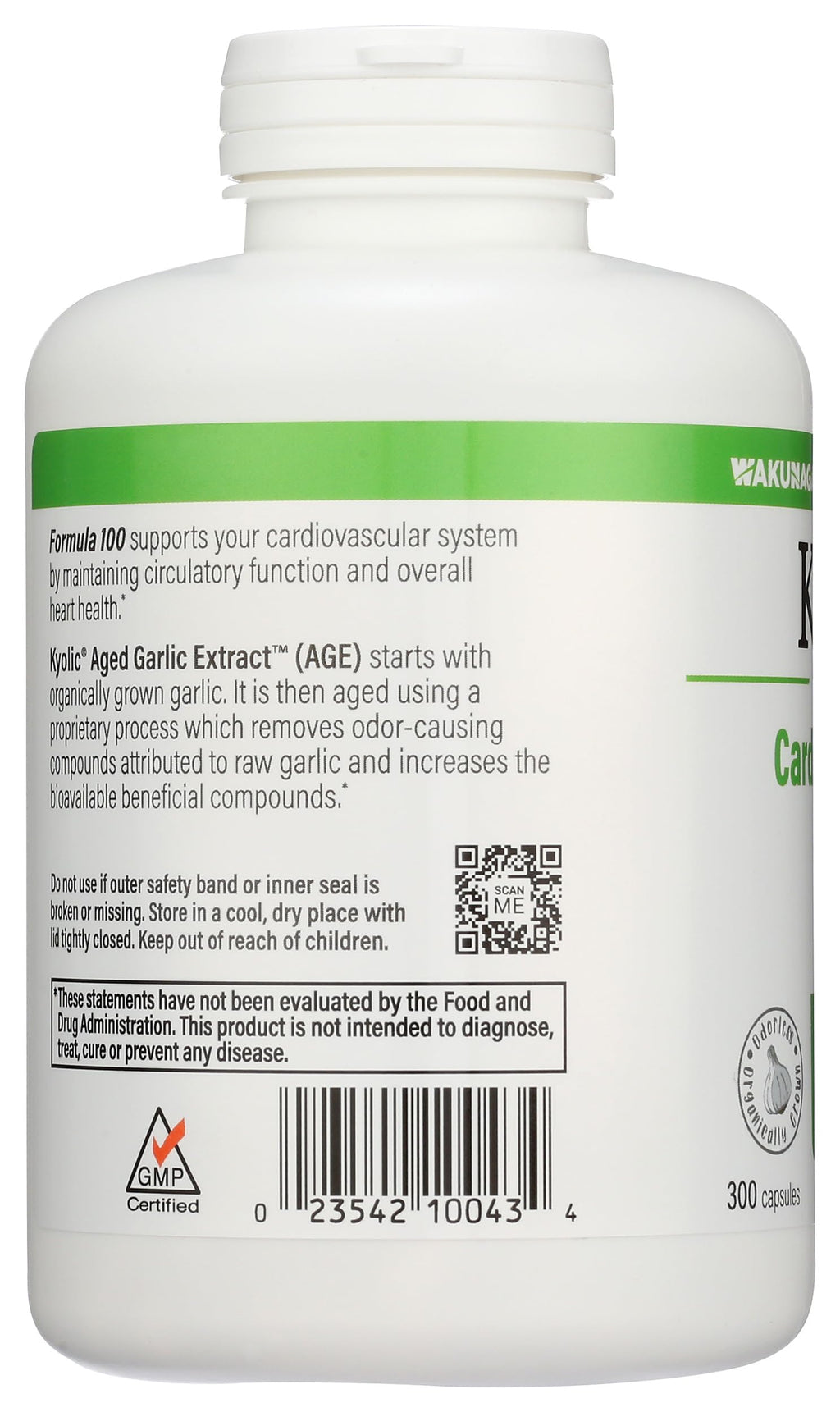 Kyolic Aged Garlic Extract Formula Odorless Garlic

