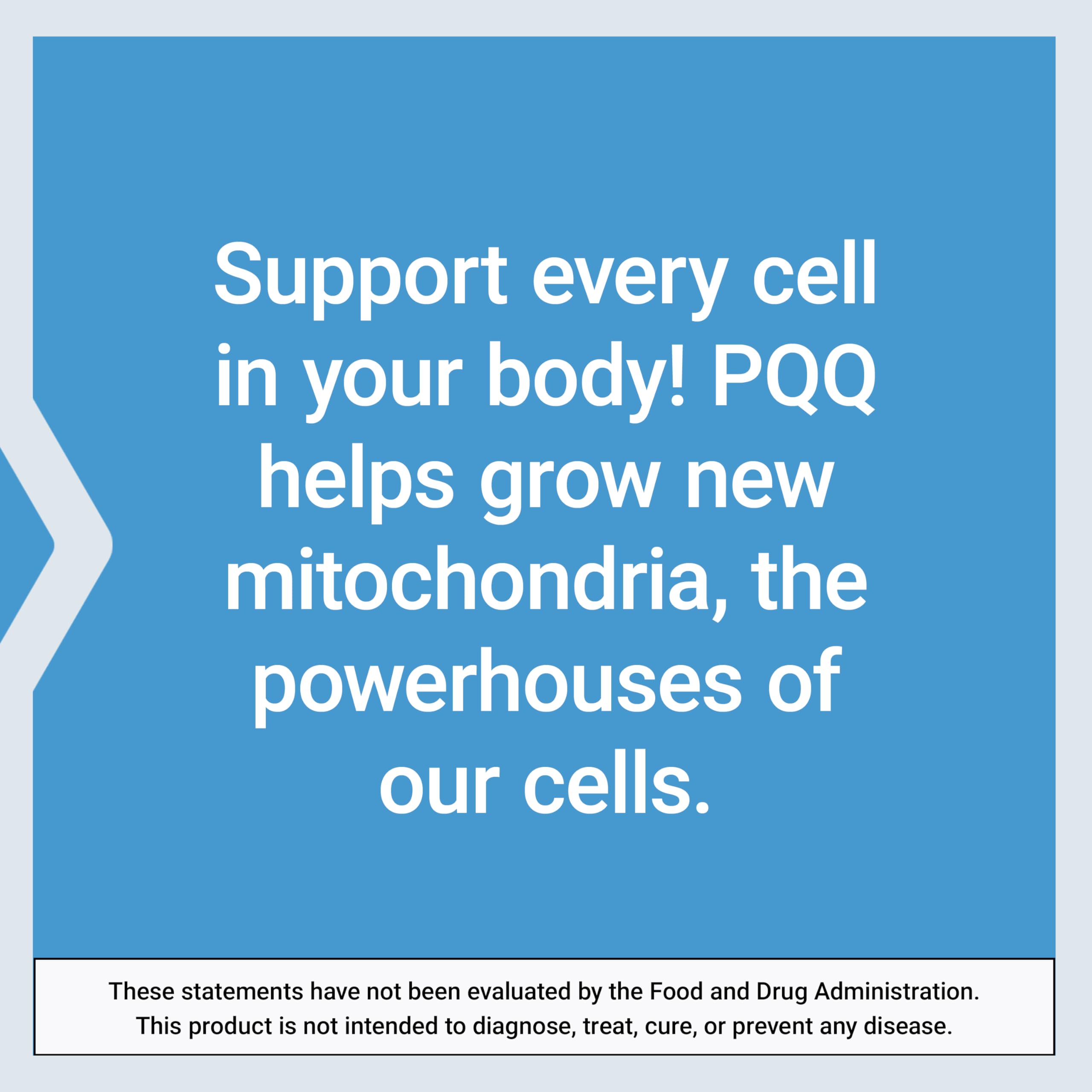 Life Extension PQQ 20 mg Supplement for Mitochondria


