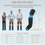 FIT KING Leg Massager with Air Compression LCD Display

