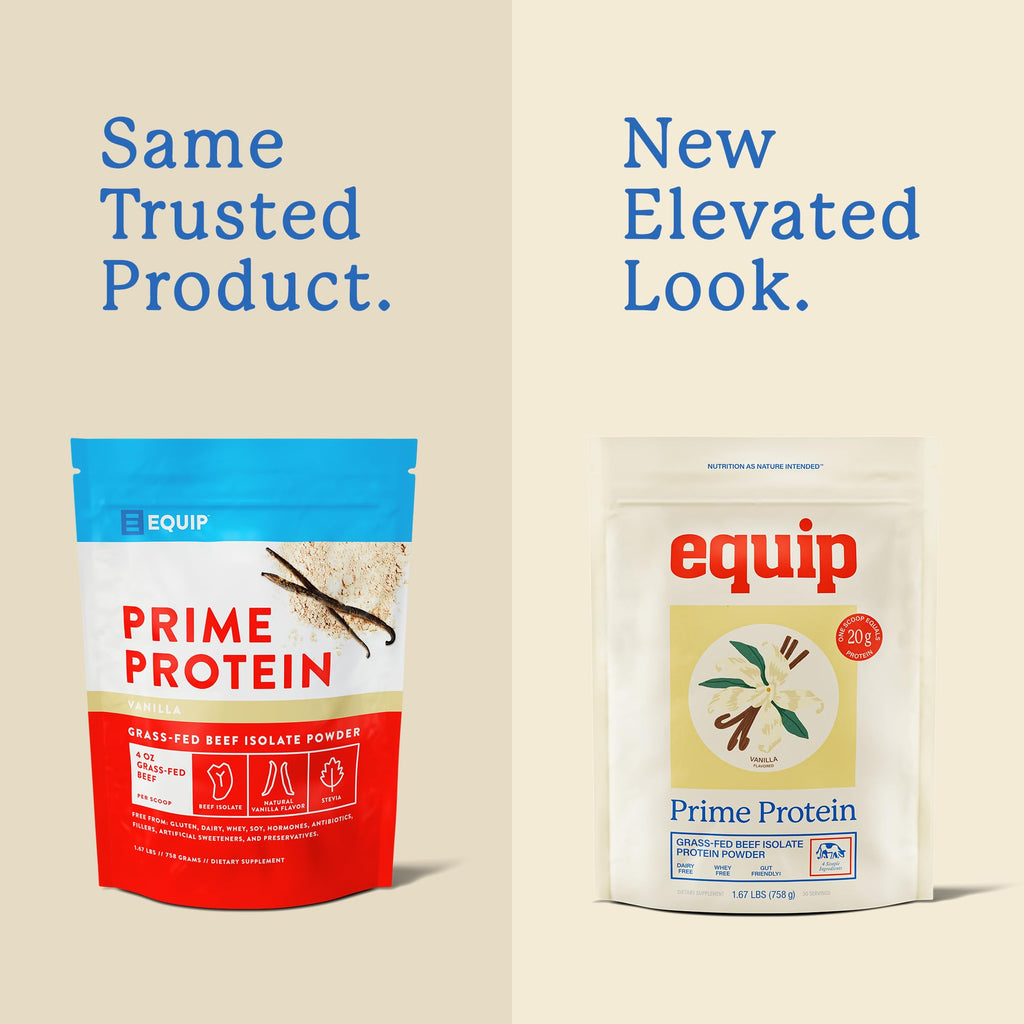 Equip Prime Protein Powder | Grass-Fed Beef Isolate for Keto

