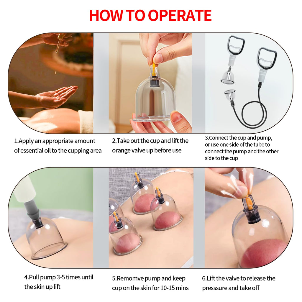 Cupluw Cupping Therapy Kit with Magnetic Cups

