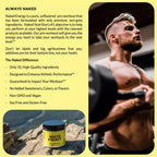 Naked Energy Pre Workout Powder – NSF Certified, Vegan

