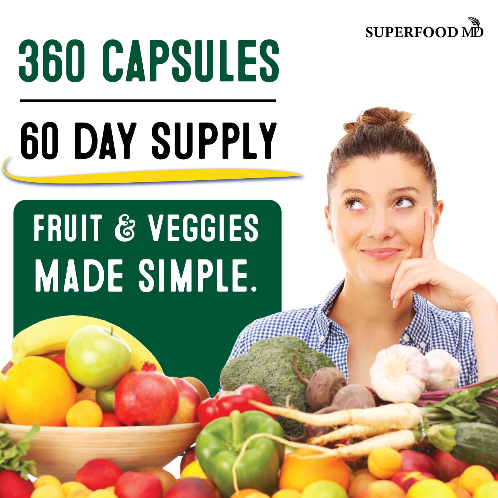 Fruits & Veggies Supplement with Beta-Carotene

