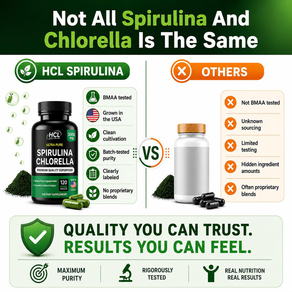 Chlorella Spirulina Capsule | Green Superfood

