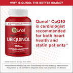 Qunol Mega Ubiquinol CoQ10 Supplement | Superior Absorption

