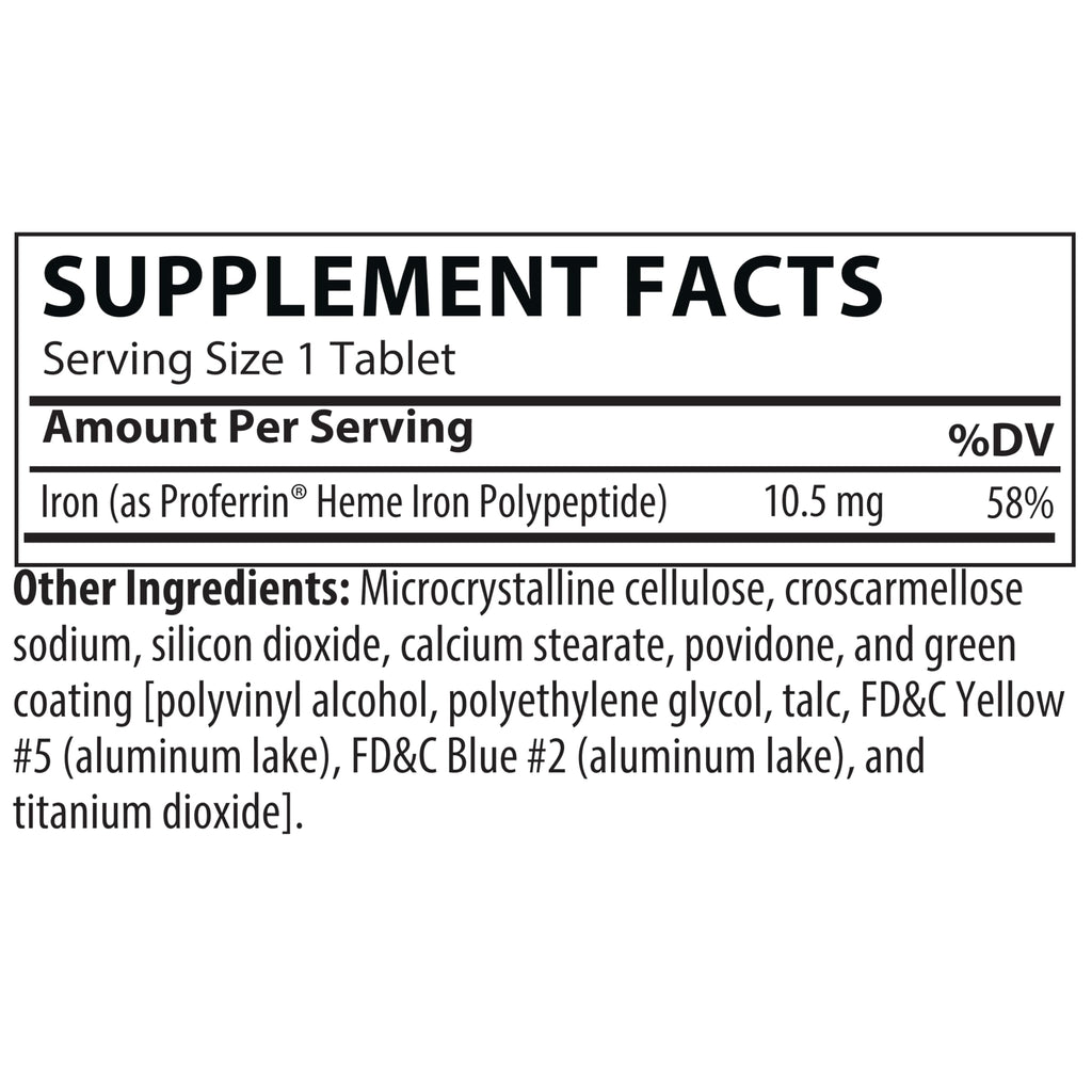 Proferrin ES Heme Iron Polypeptide Supplement

