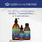 Queen of the Thrones Organic Cotton Flannel with Strap

