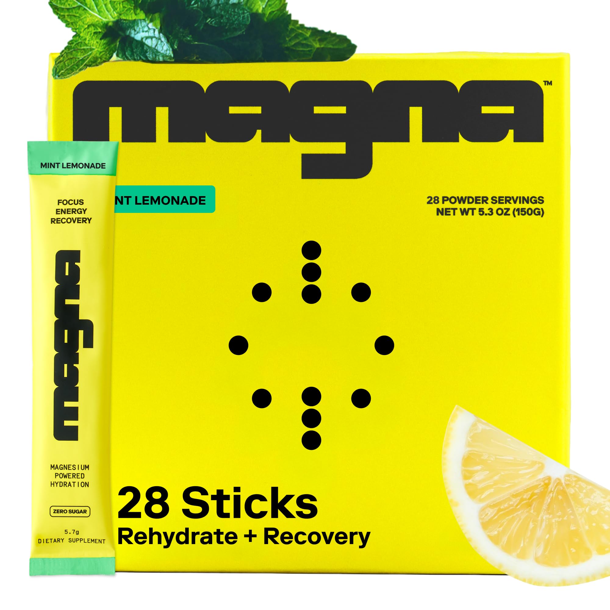 MAGNA Electrolytes Powder Drink Mix for Hydration, Energy & Focus
