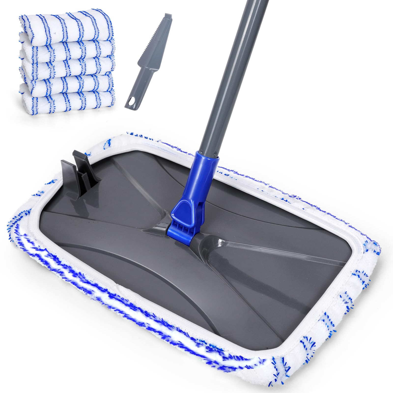 Masthome Microfiber Mop for Floor Cleaning with Five Replacement Pads