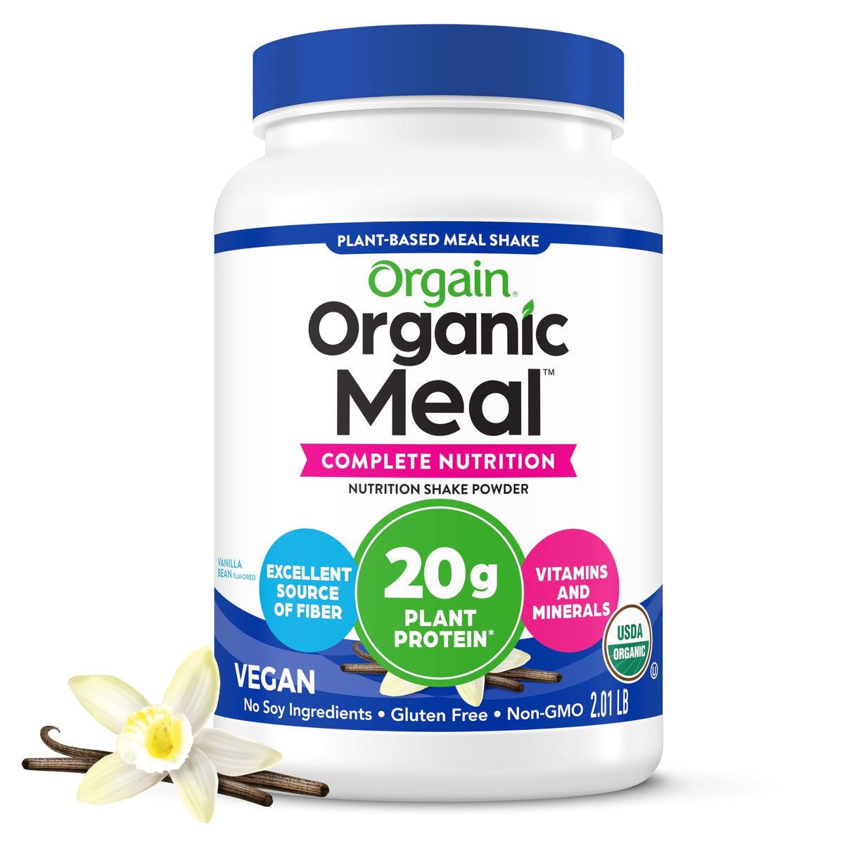 Orgain Organic Vegan Meal Replacement Protein Powder