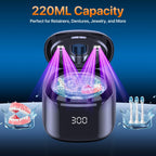 Ultrasonic Retainer Cleaner for Dentures and Aligners - 49KHz

