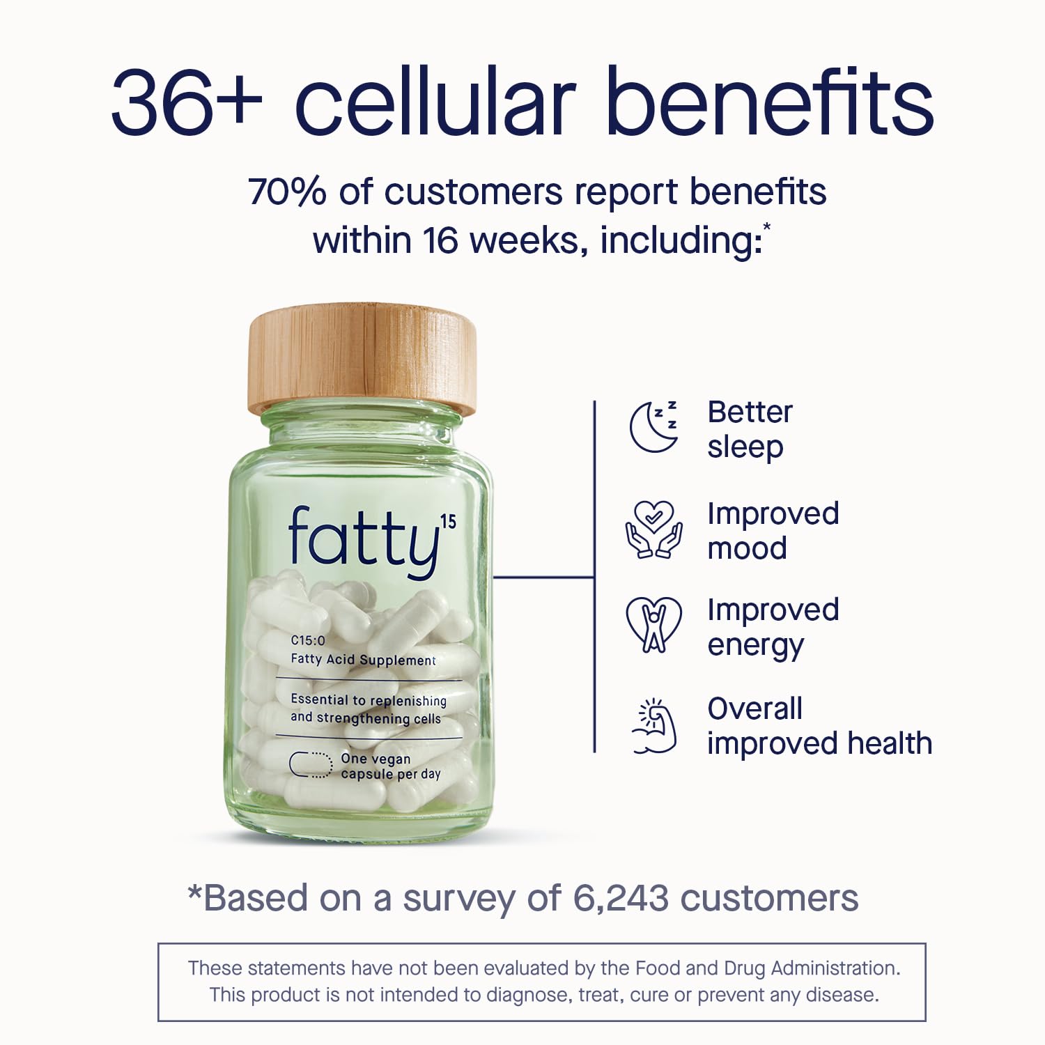 Fatty15 C15:0 Healthy Aging Supplement | Longevity

