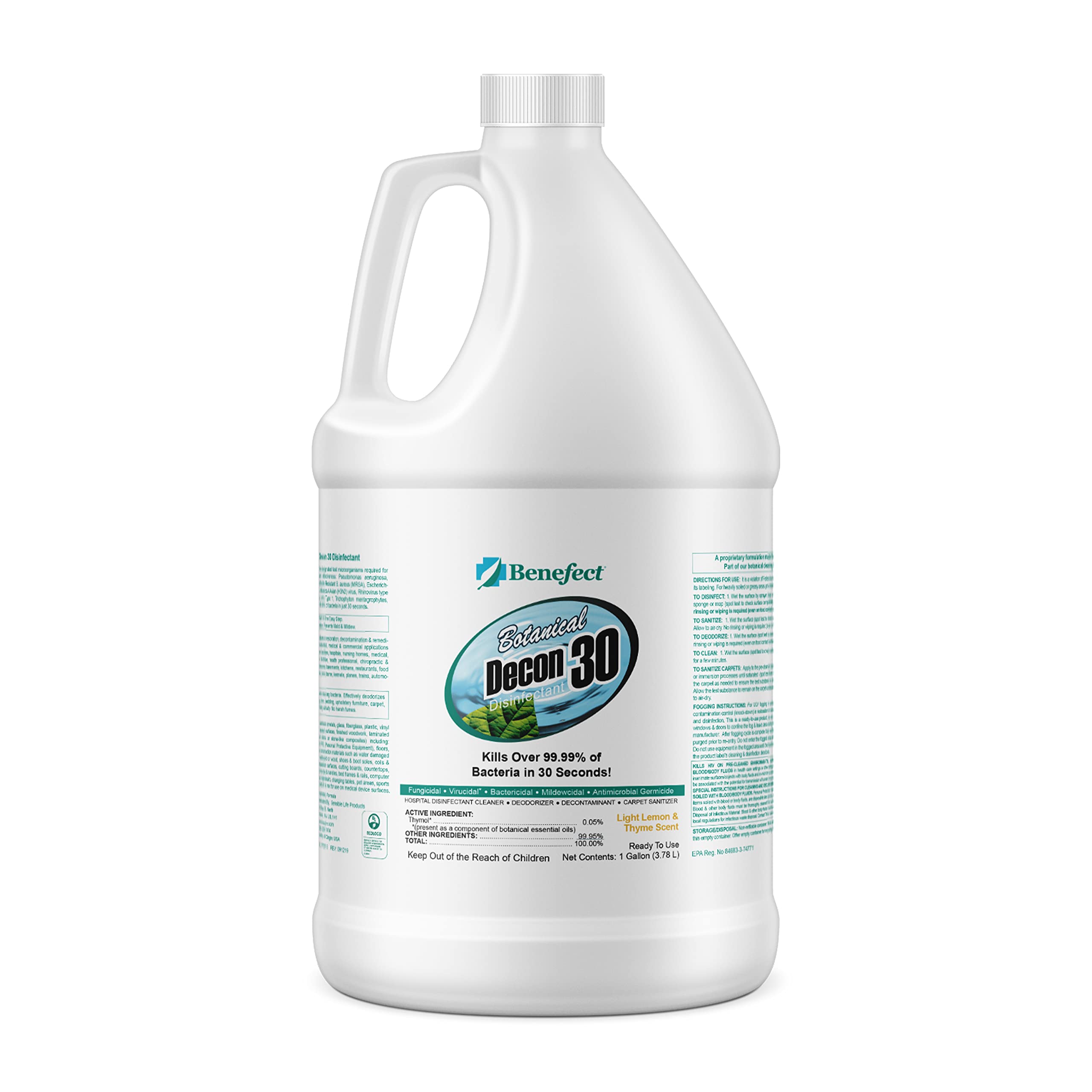 Benefect Botanical Decon 30 Disinfectant Cleaner

