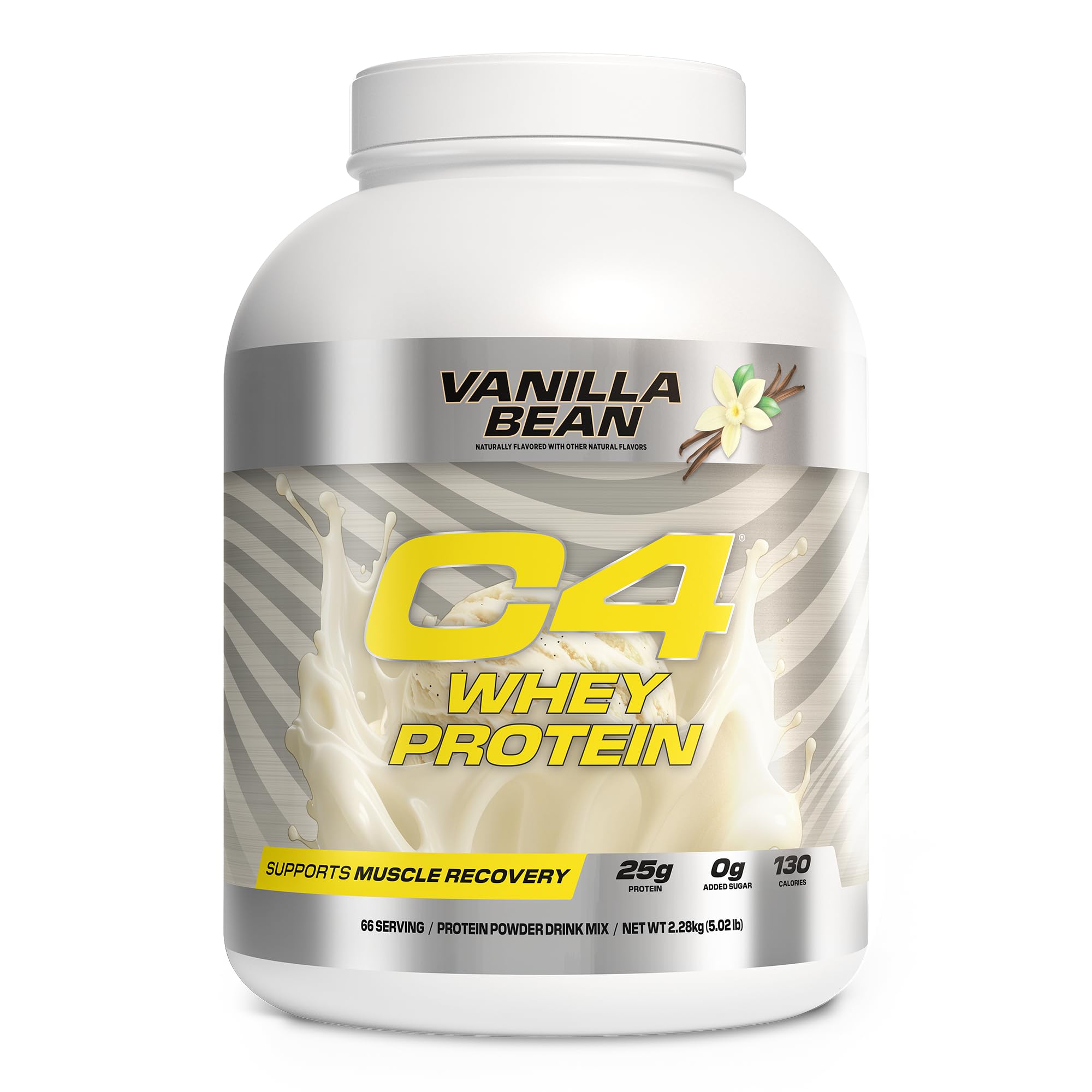 C4 Whey Protein Powder - 25g Protein, 0g Added Sugar