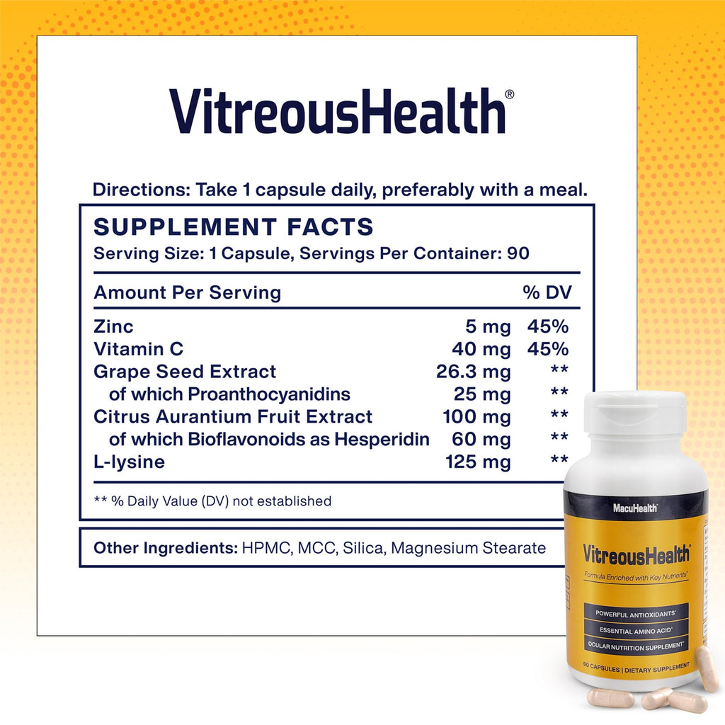 MacuHealth VitreousHealth Eye Supplement

