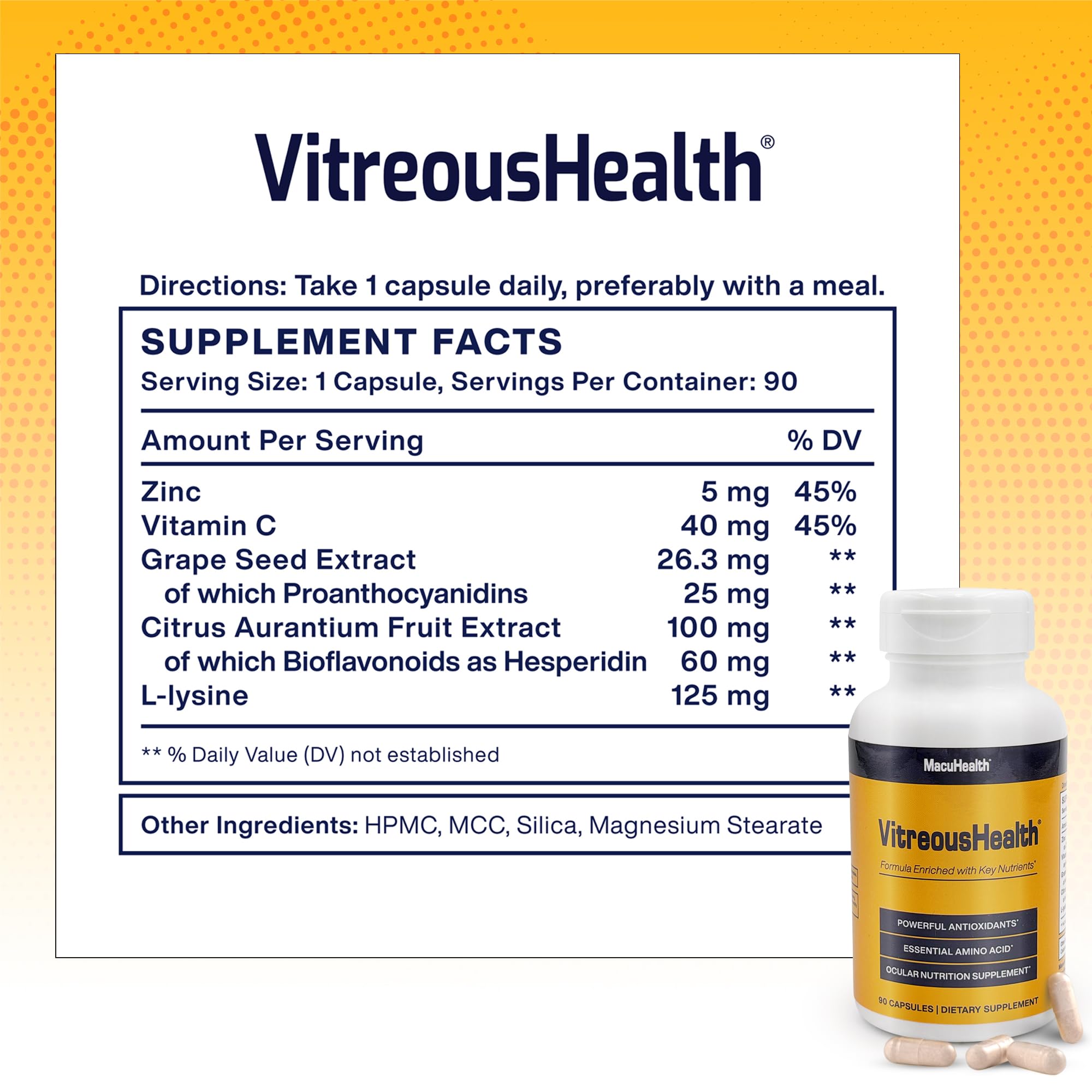 MacuHealth VitreousHealth Eye Supplement

