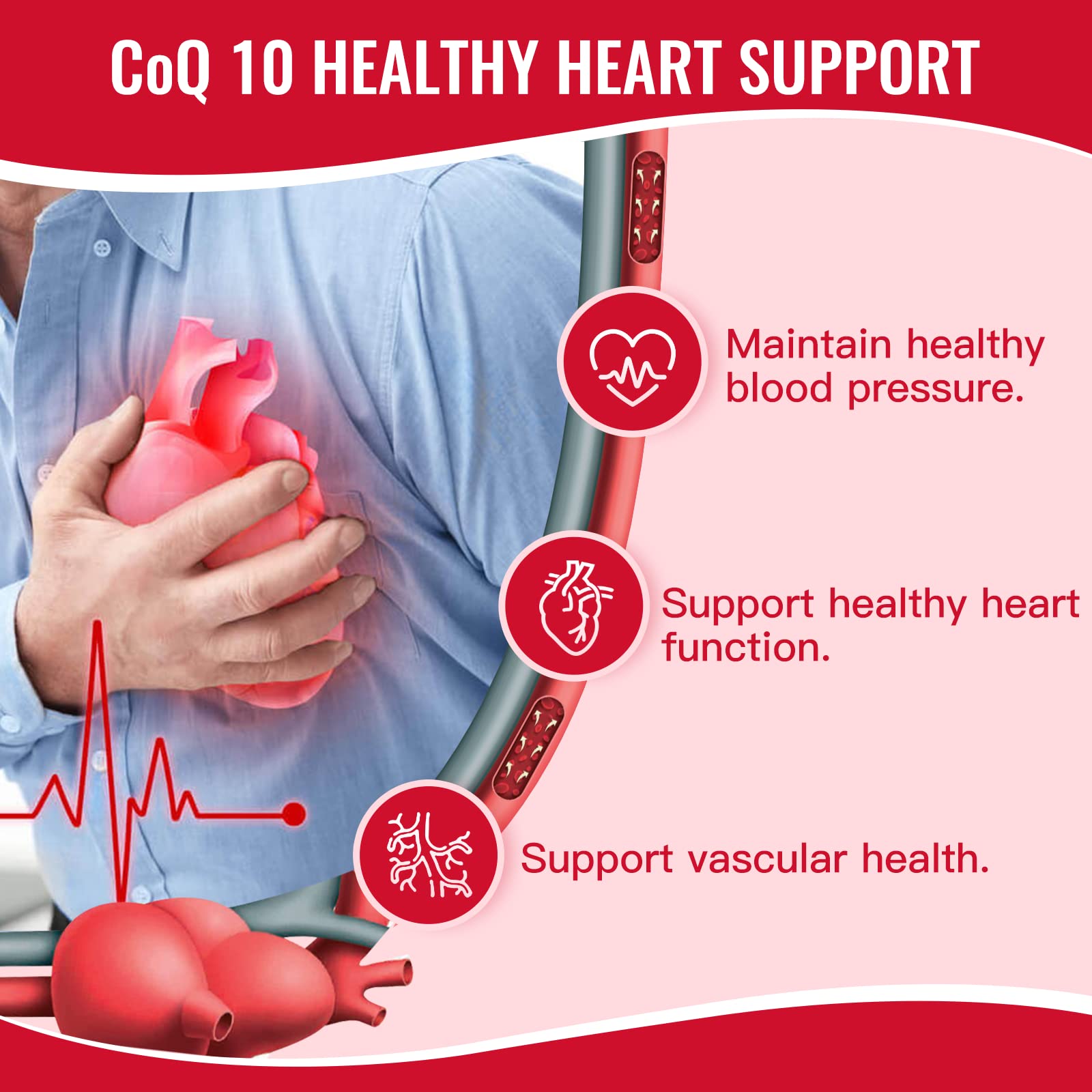 Nature Target CoQ10 Supplement for Heart Health and Energy

