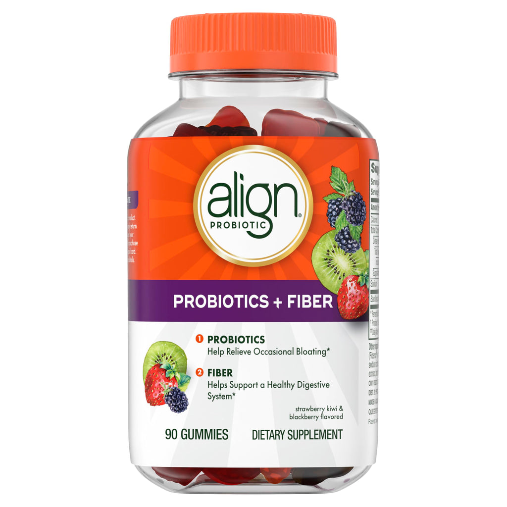 Align Probiotic + Fiber Gummies for Digestive Health

