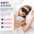 Blissy Silk Sleep Mask - Premium Mulberry Silk 22 Momme

