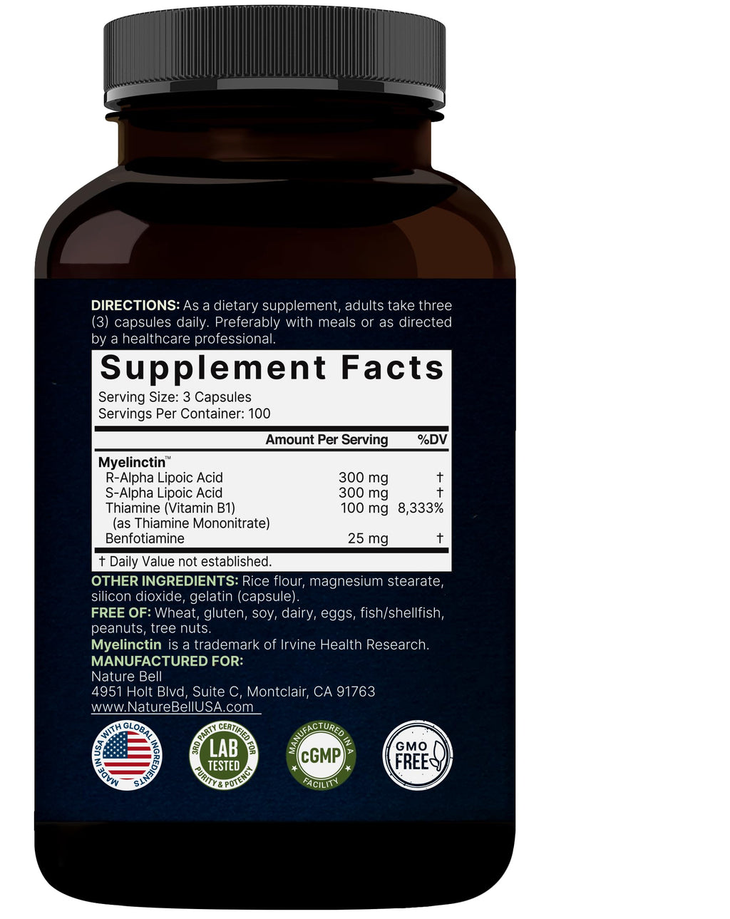 NatureBell Alpha Lipoic Acid Complex | Antioxidant Support

