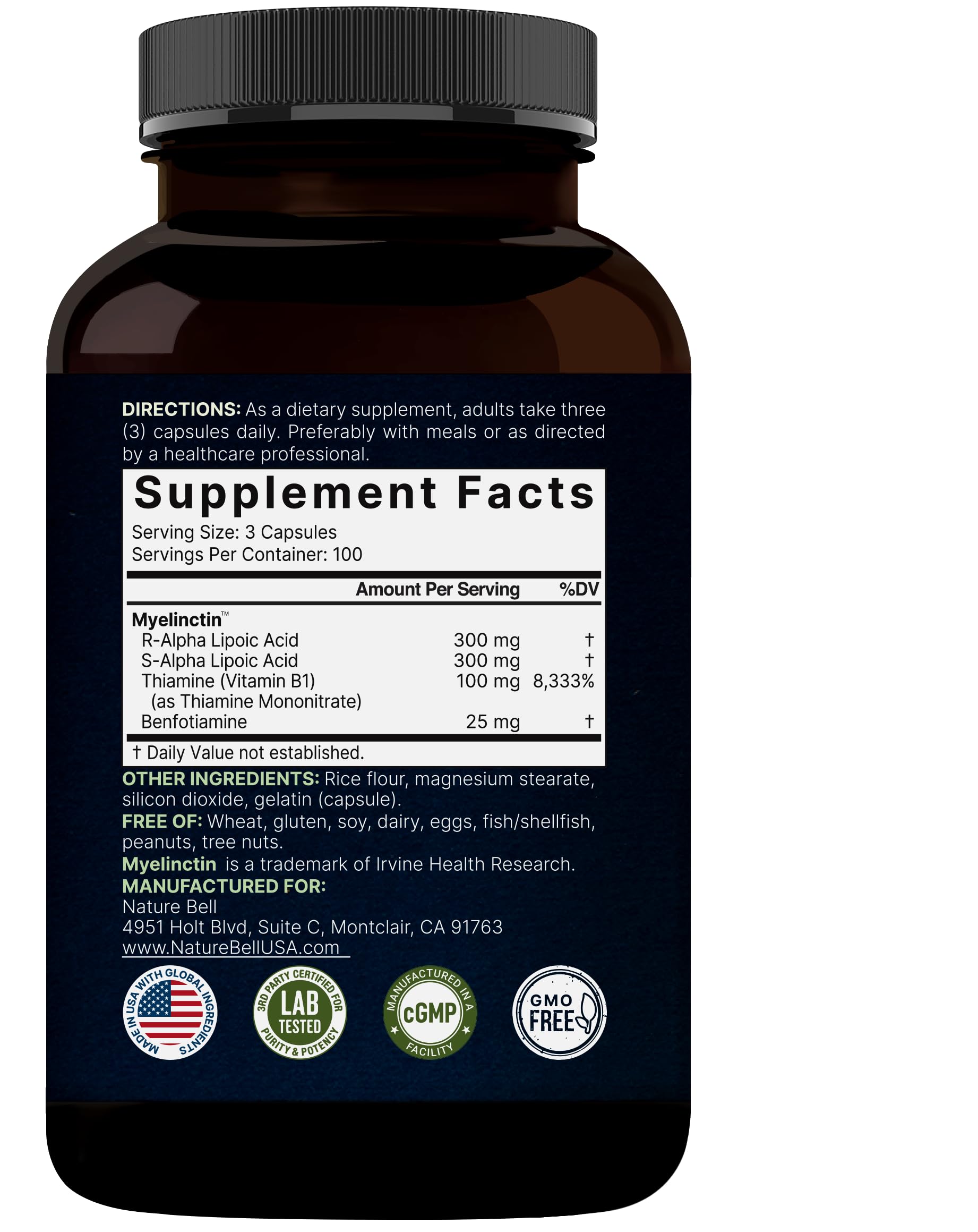 NatureBell Alpha Lipoic Acid Complex | Antioxidant Support

