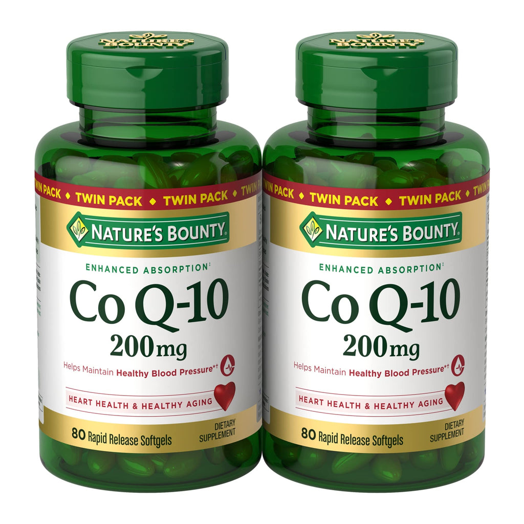 Nature’s Bounty CoQ10 200 mg Softgels for Heart Health

