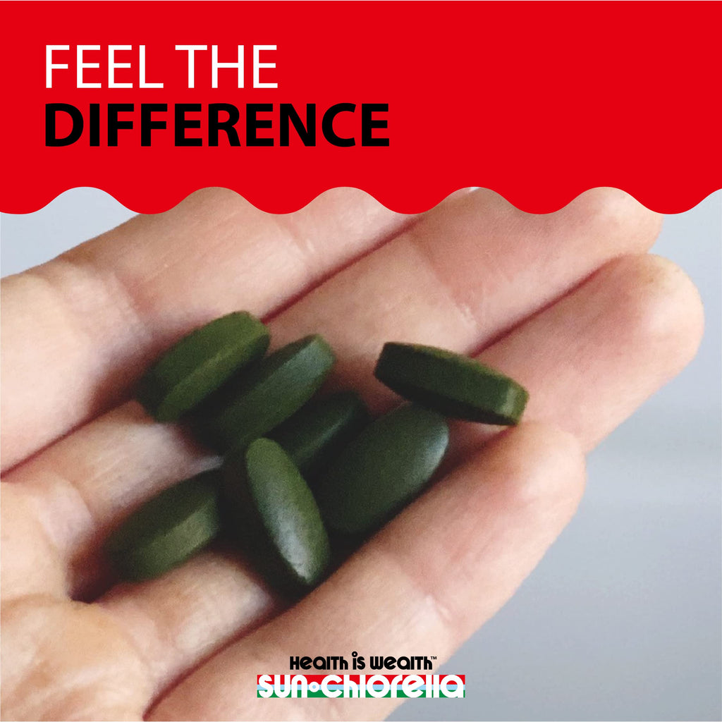 Sun Chlorella Greens Algae Superfood for Immune & Gut Health

