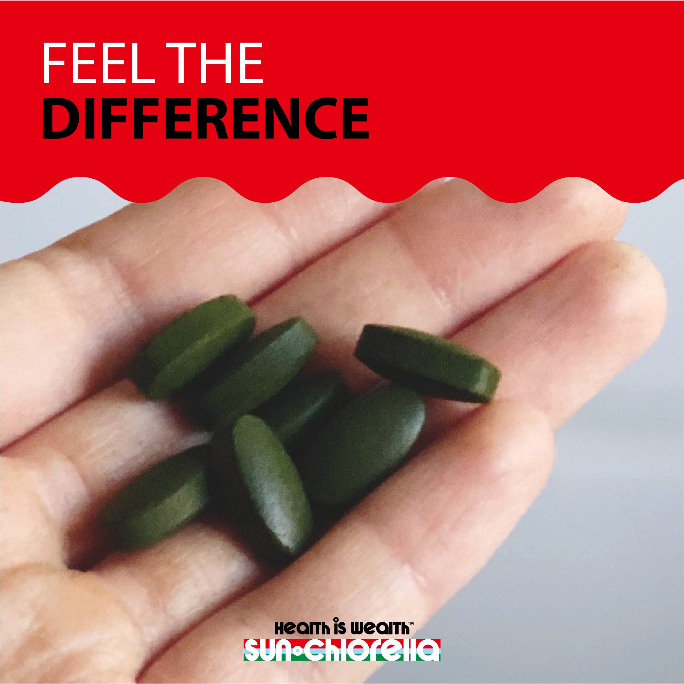 Sun Chlorella Greens Algae Superfood for Immune & Gut Health

