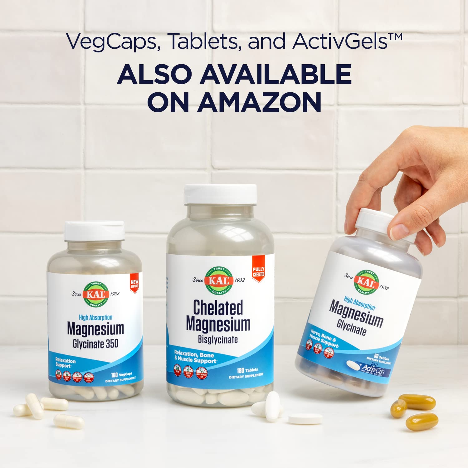 KAL Magnesium Glycinate with BioPerine – High Absorption

