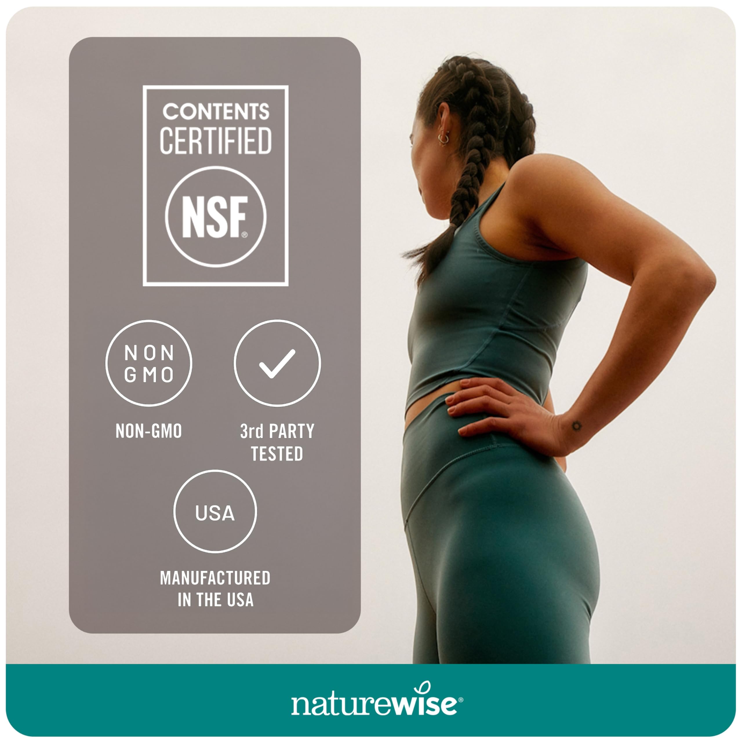 NatureWise Omega-3 + Vitamin E Softgels

