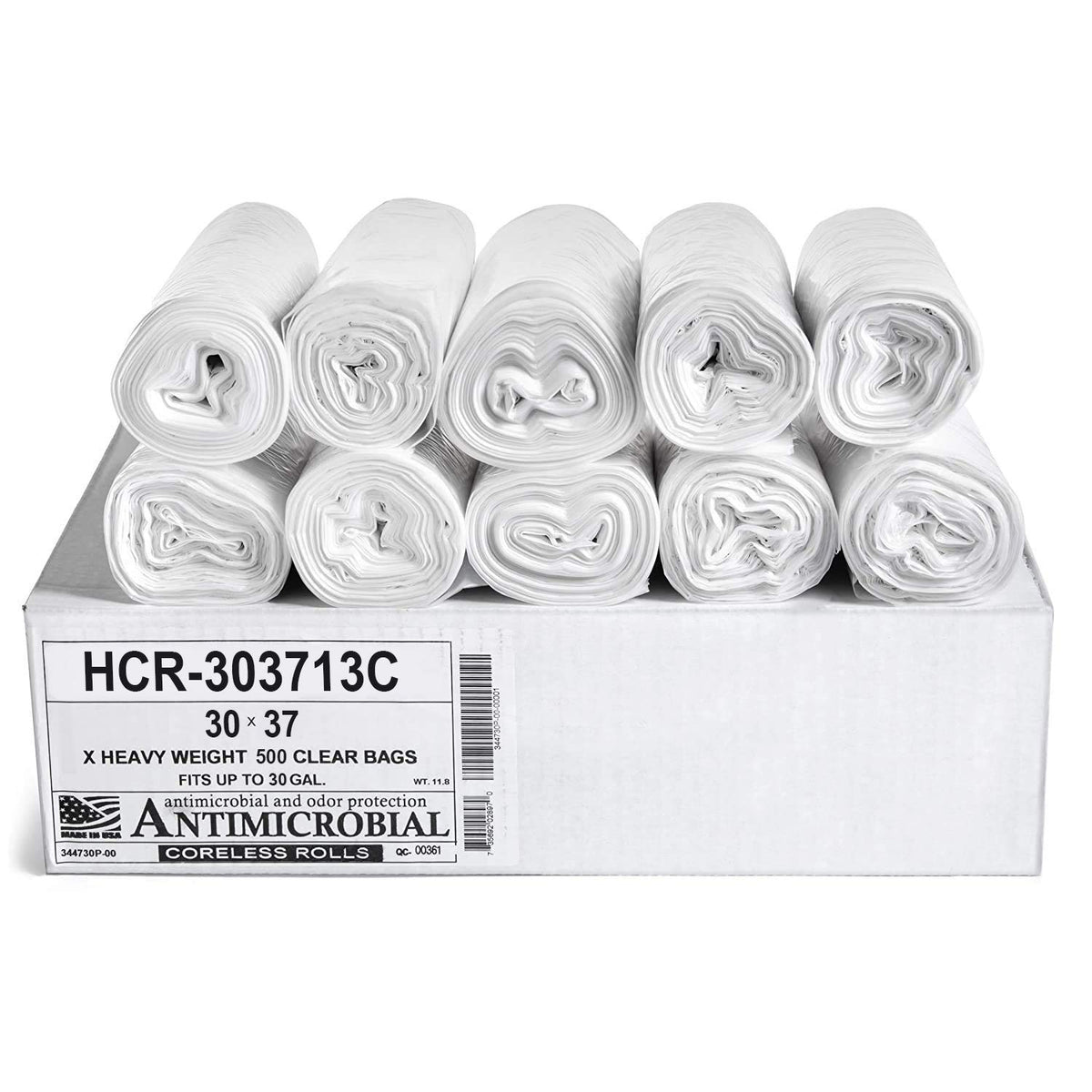 Aluf Plastics High Density Trash Bags - Heavy-Duty